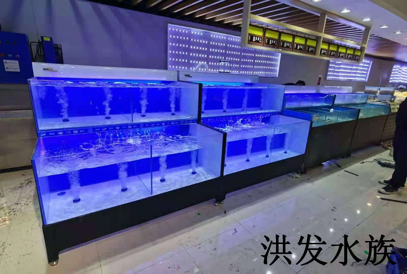 商超移動(dòng)海鮮池